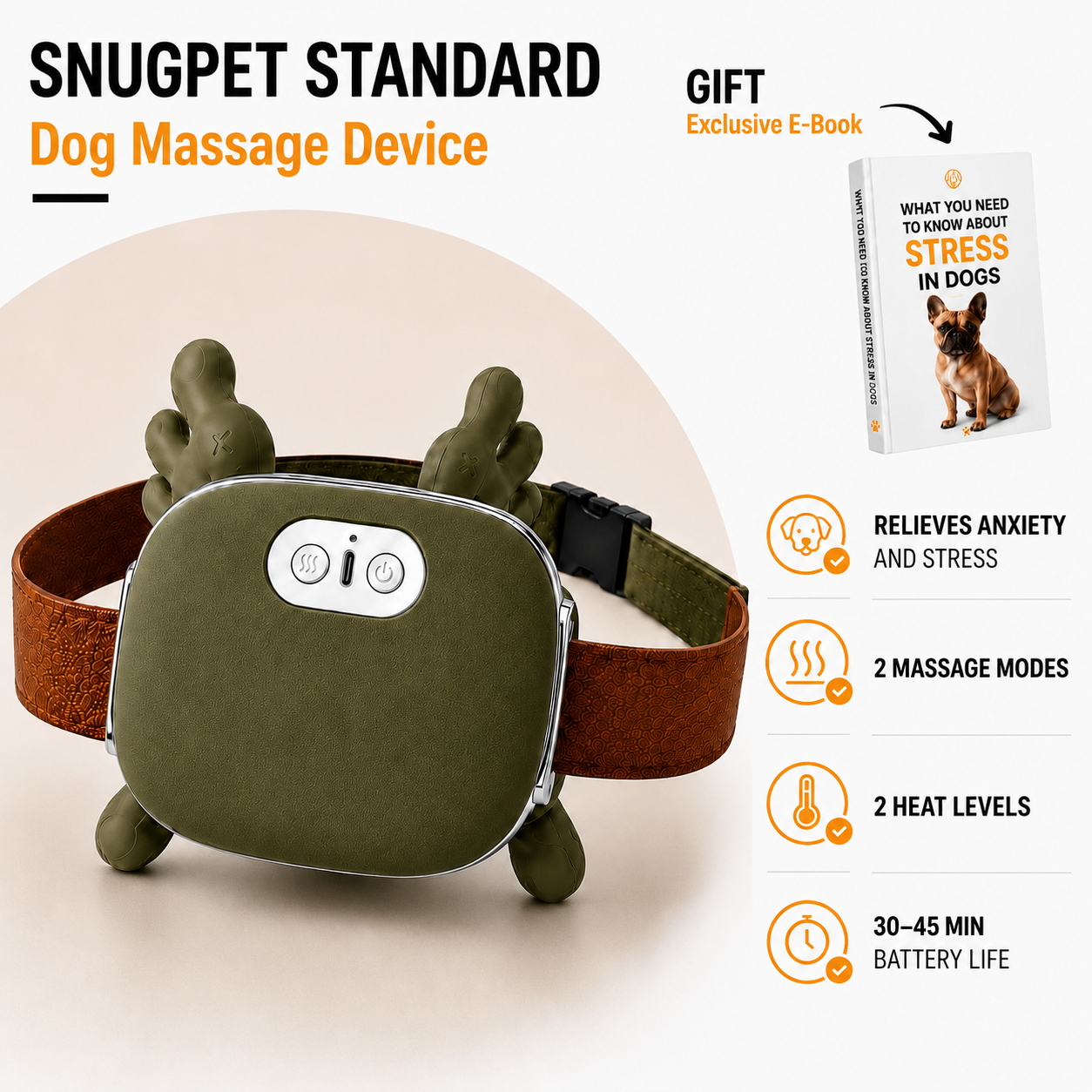 Anti-Stress Massager for Dogs